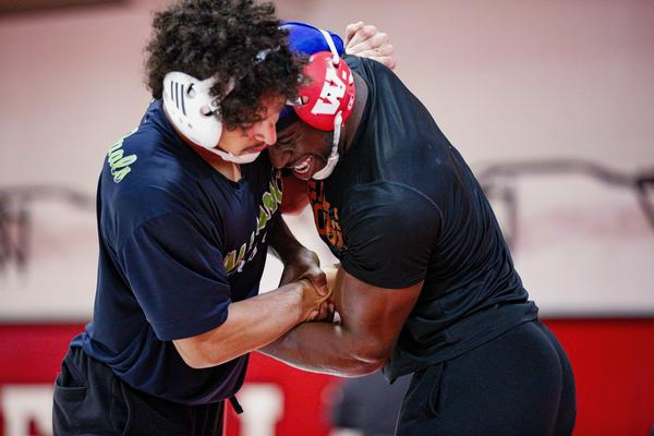 Grappling in training